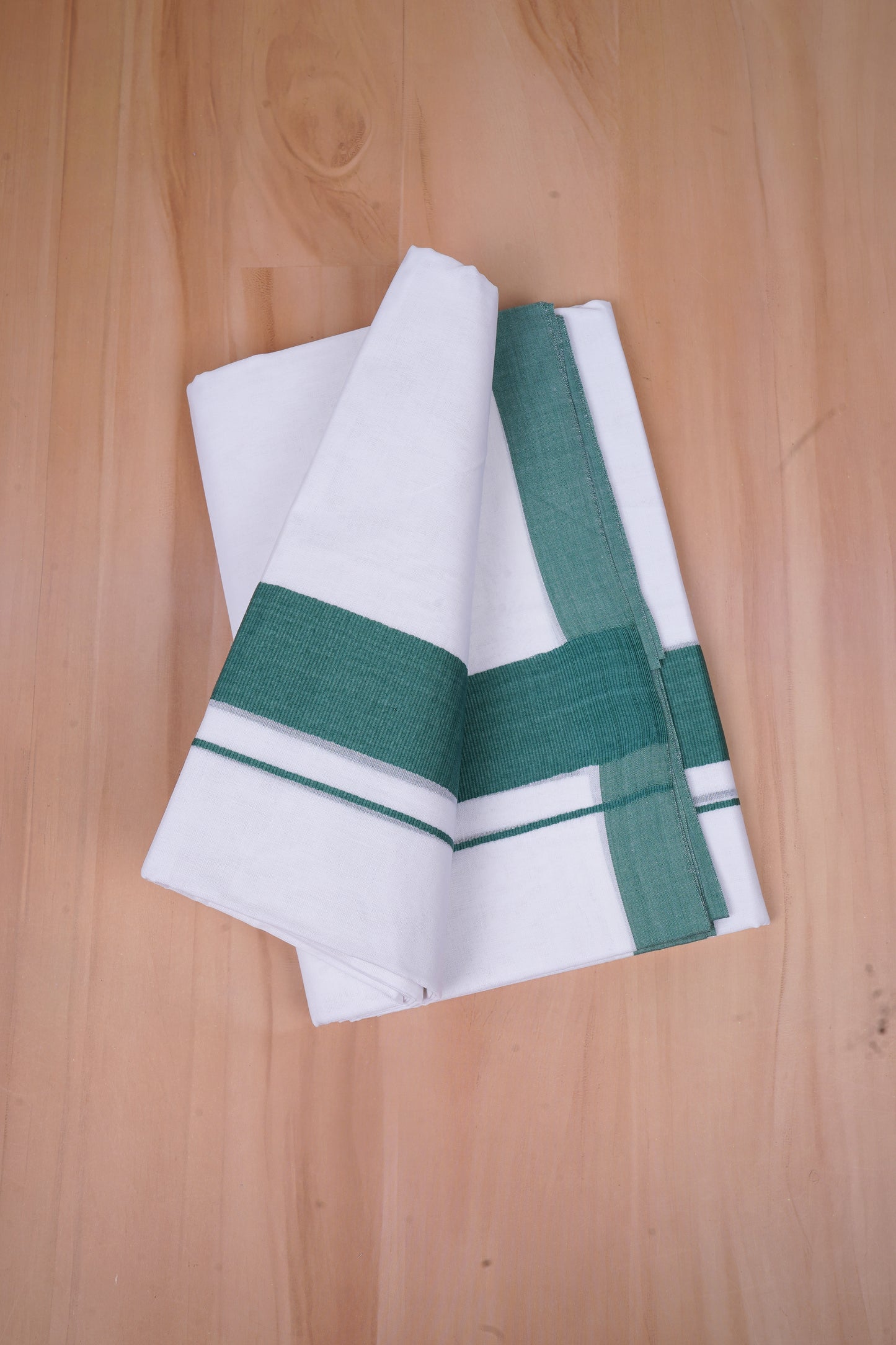 FCD-592 W/D DHOTI 3.80 MTR - dark Green
