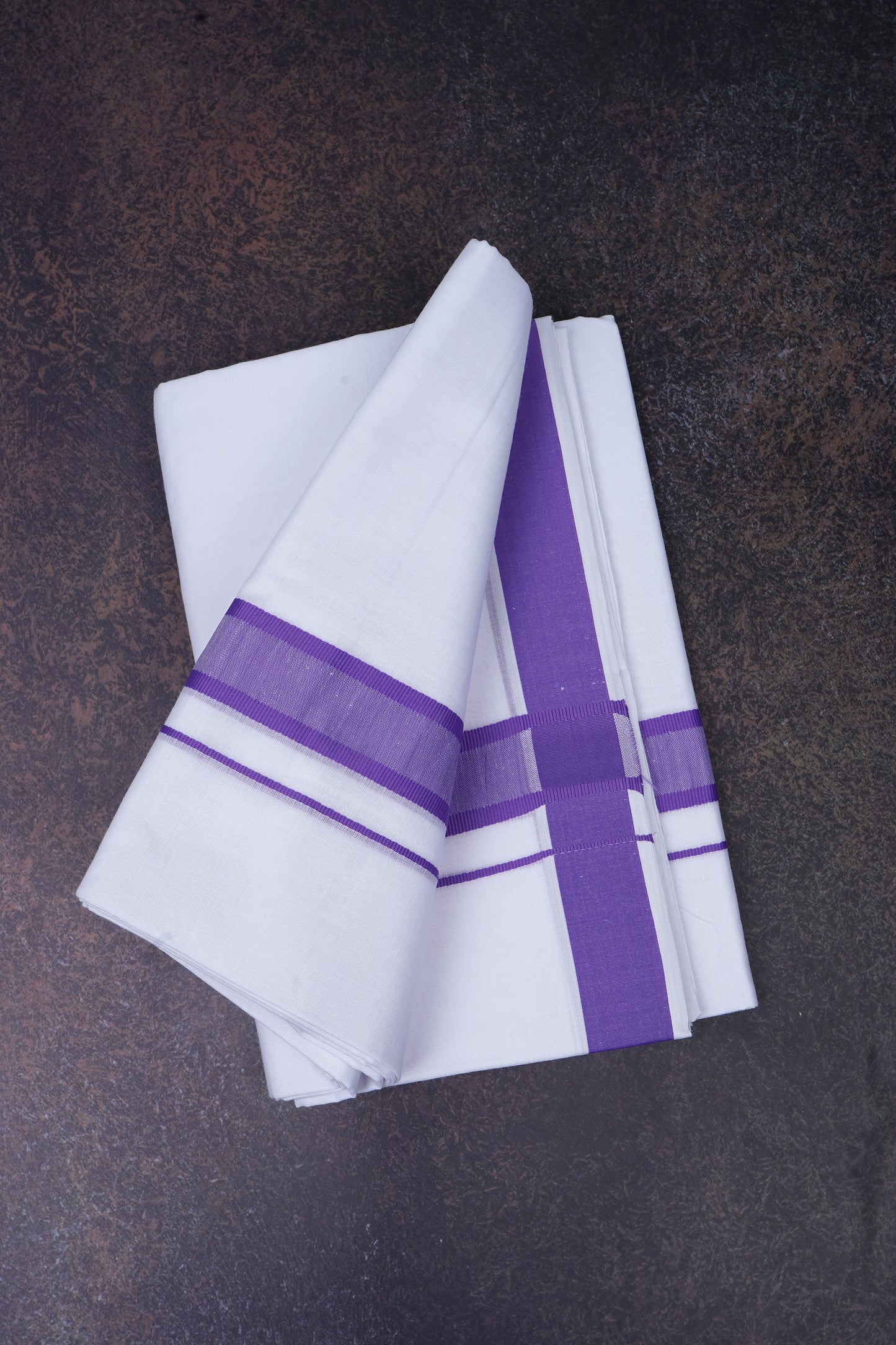 FD-91 W/D DHOTI 3.80 MTR-Purple