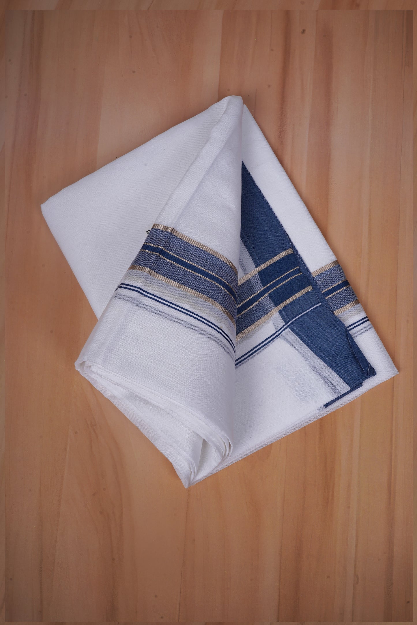 FCD-477 W/D DHOTI 3.80 MTR - Dark Blue