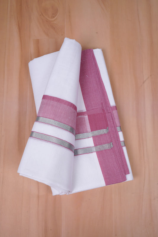 FCD-525 W/D DHOTI 3.80 MTR-Light Pink