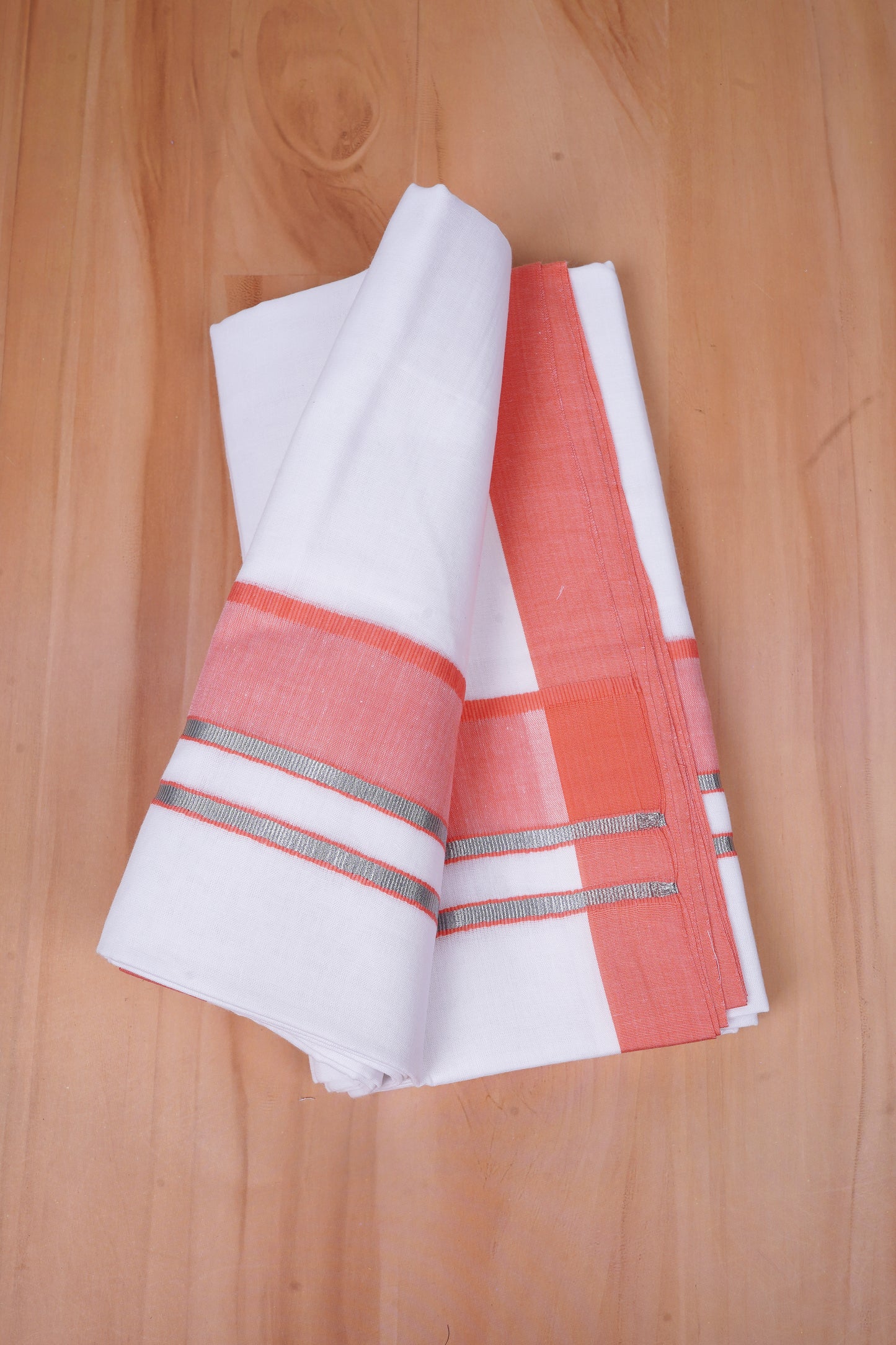 FCD-525 W/D DHOTI 3.80 MTR-LIght Pink