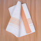 FCD-610 W/D DHOTI 3.80 MTR -  Light Brown