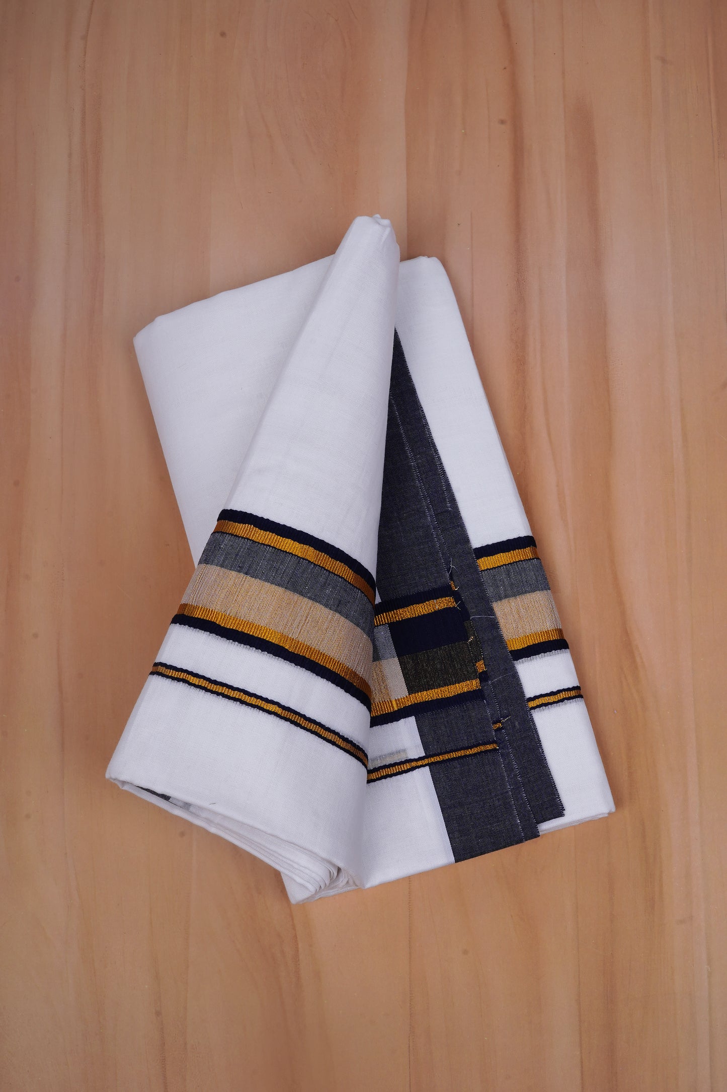 FCD-519 W/D DHOTI 3.80 MTR-Dark Blue