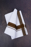 FD-177 W/D DHOTI 3.80 MTR-Maroon