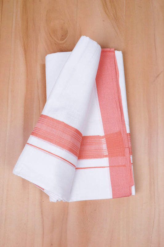 FCD-522 W/D DHOTI 3.80 MTR- Orange