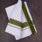 FD-116 W/D DHOTI 3.80 MTR-Dark Green