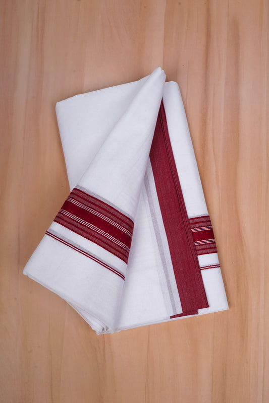 FCD-618 W/D DHOTI 3.80 MTR - Red