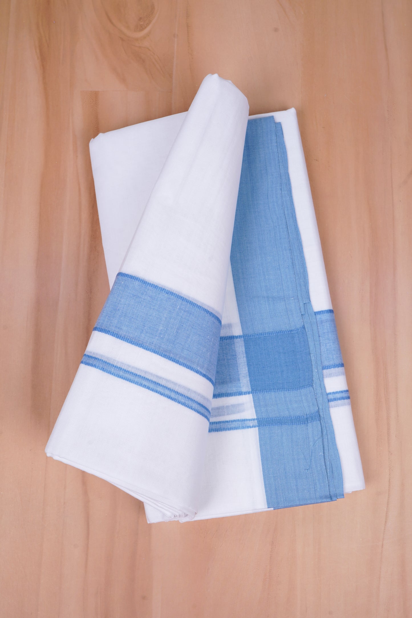 FCD-02 W/D DHOTI 4.00 MTR- Blue 3