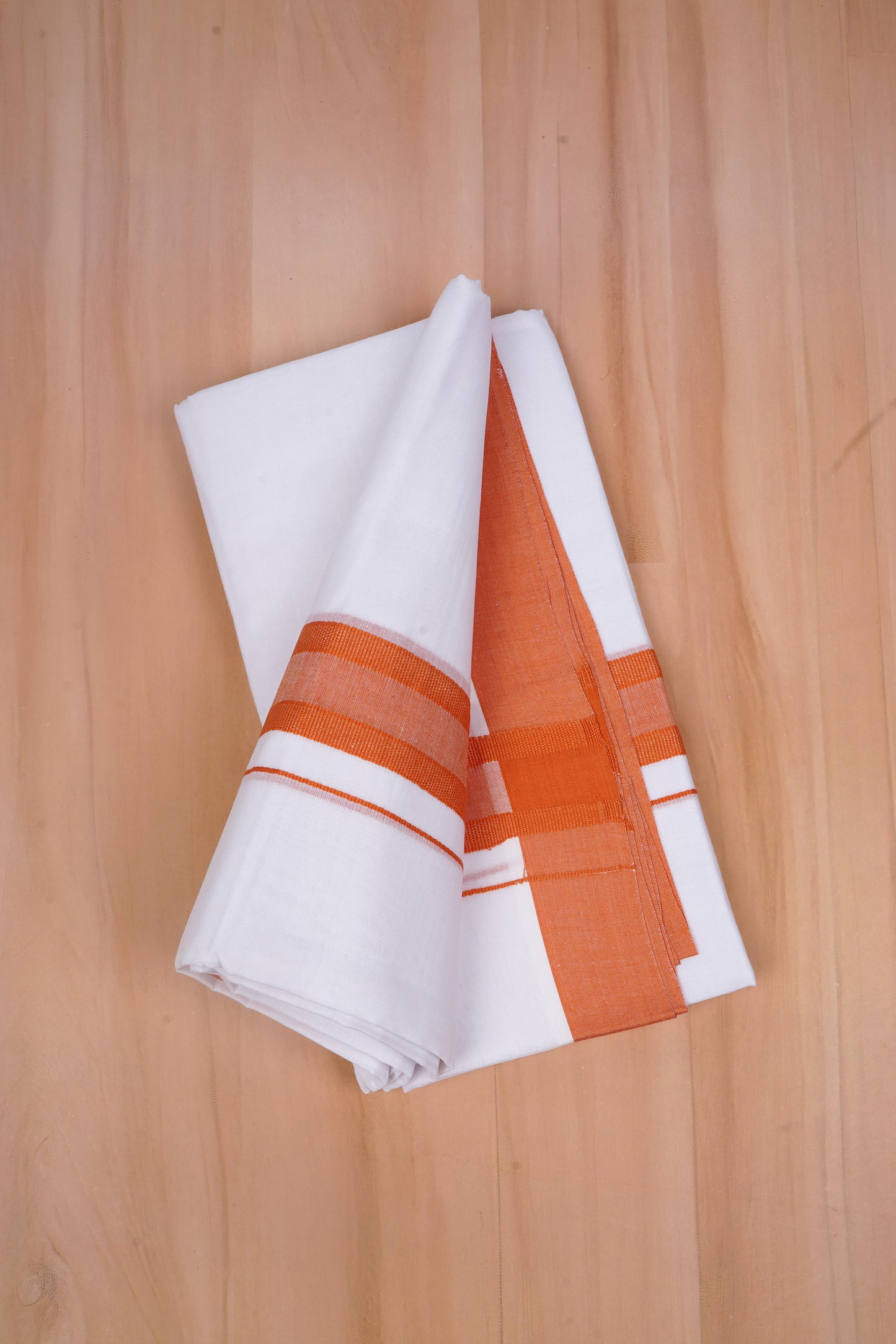 FCD-391 W/D DHOTI 3.80 MTR-Dark Ornage