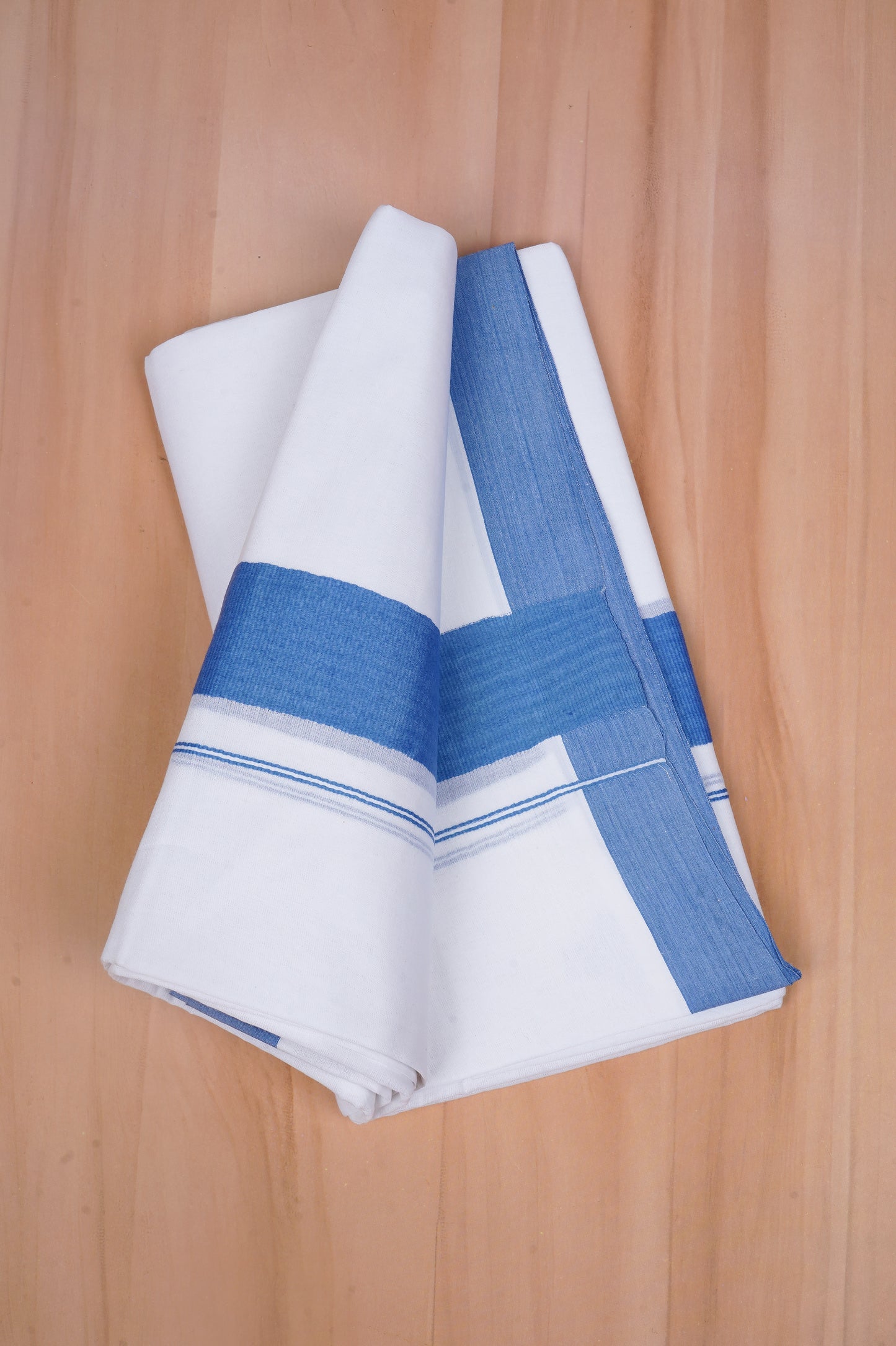 FCD-614 W/D DHOTI 3.80 MTR - Blue