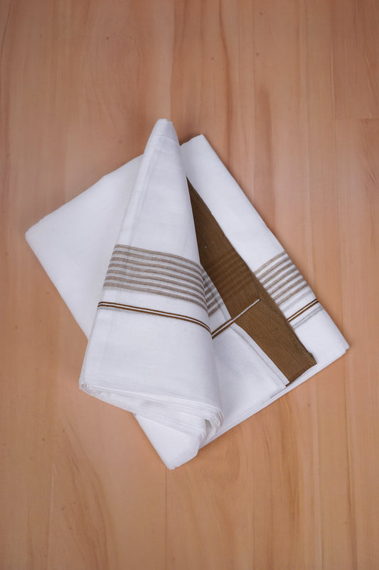 FCD-512 W/D DHOTI 3.80 MTR - Brown