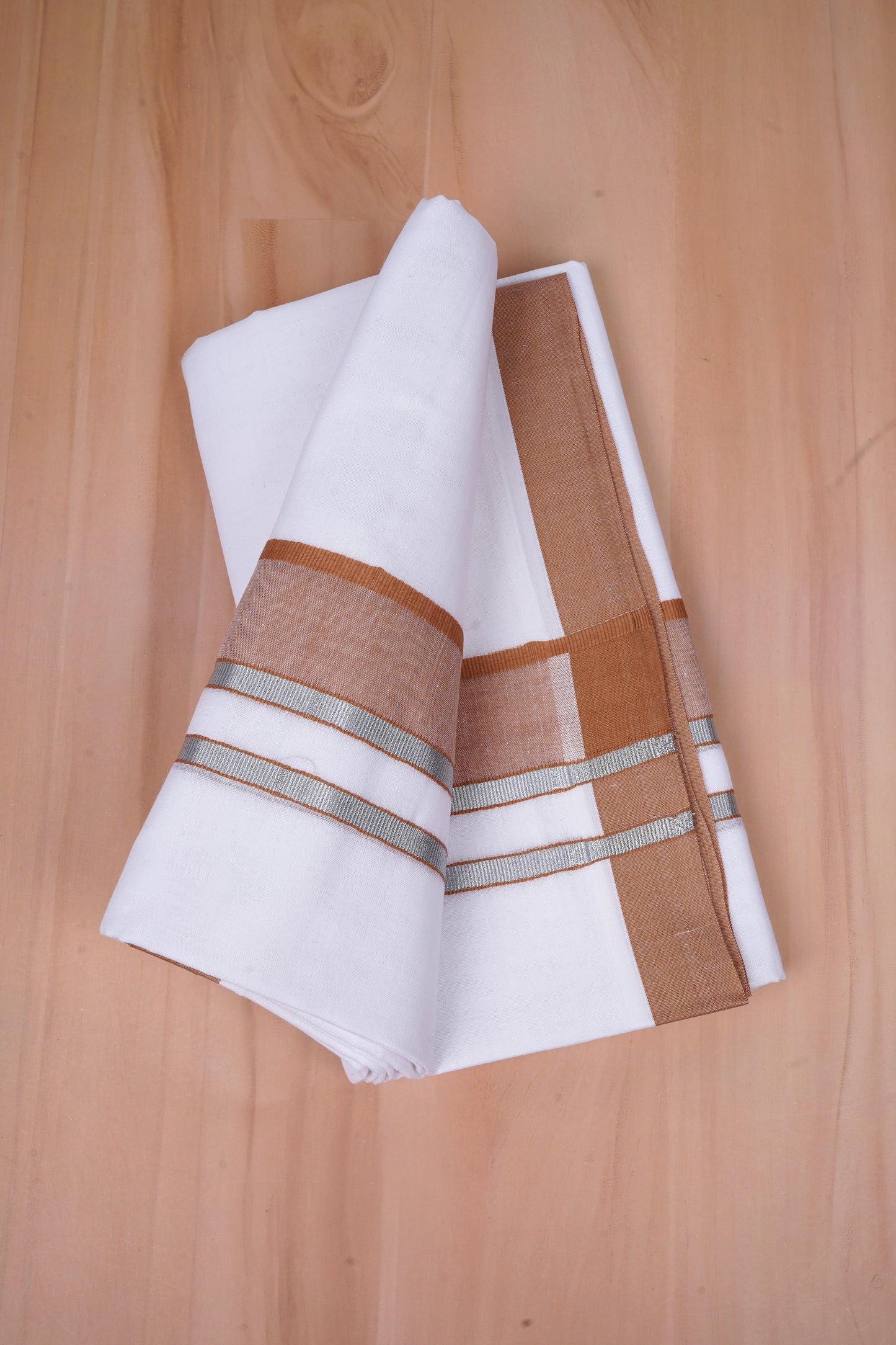 FCD-525 W/D DHOTI 3.80 MTR-Brown
