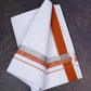 FD-168 W/D DHOTI 3.80 MTR-Dark Brown