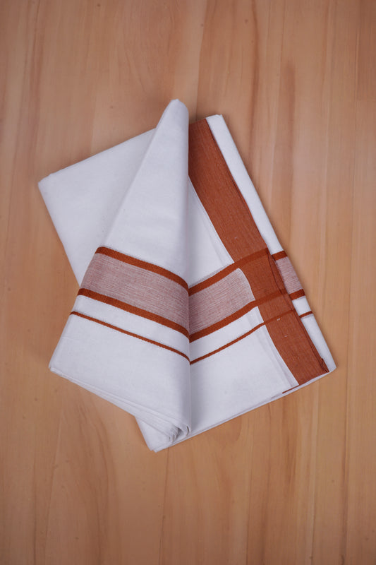 FCD-568 W/D DHOTI 3.80 MTR - Brown