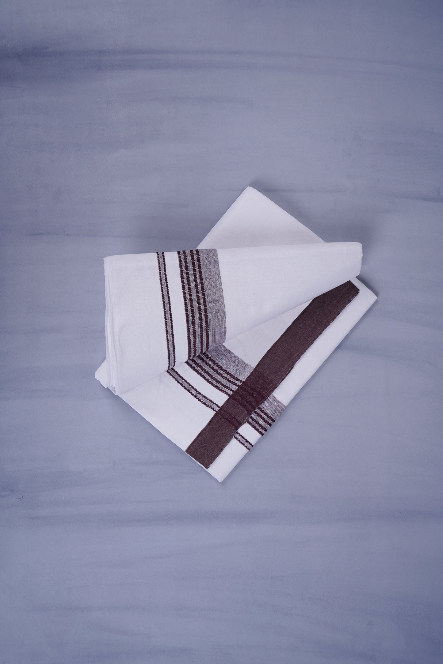 KERALOOM FINISH COTTON 333 W/D DHOTI 3.80 MTR - Maroon