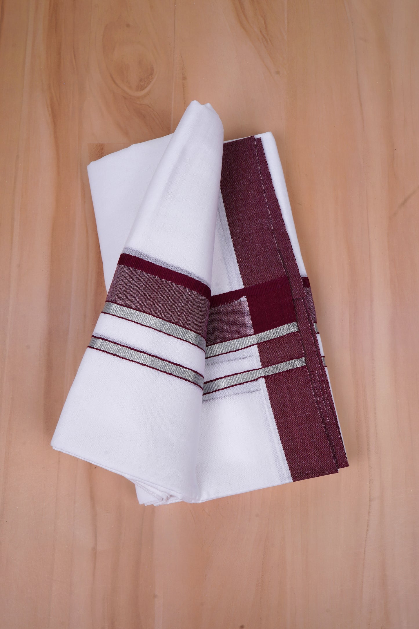FCD-525 W/D DHOTI 3.80 MTR-Maroon