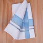 FCD-525 W/D DHOTI 3.80 MTR-Sky Blue