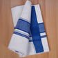 FCD-86 W/D DHOTI 3.80 MTR- Blue 2