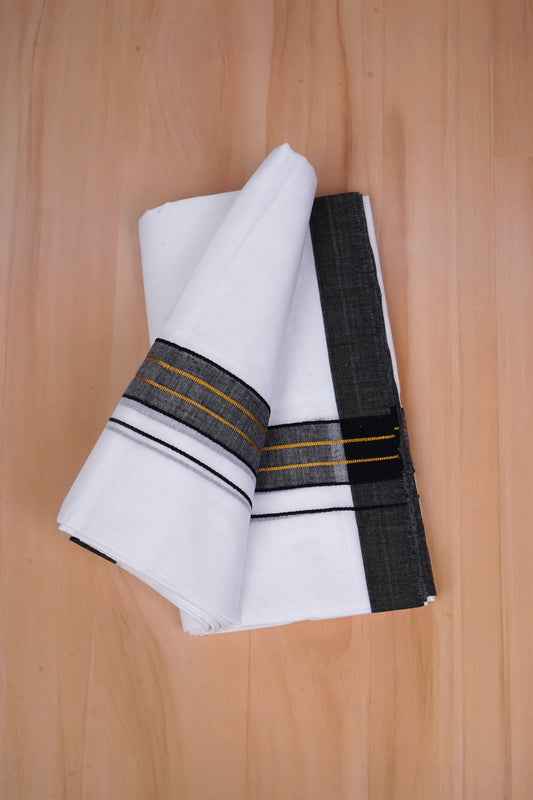 FCD-530 W/D DHOTI 3.80 MTR-Black