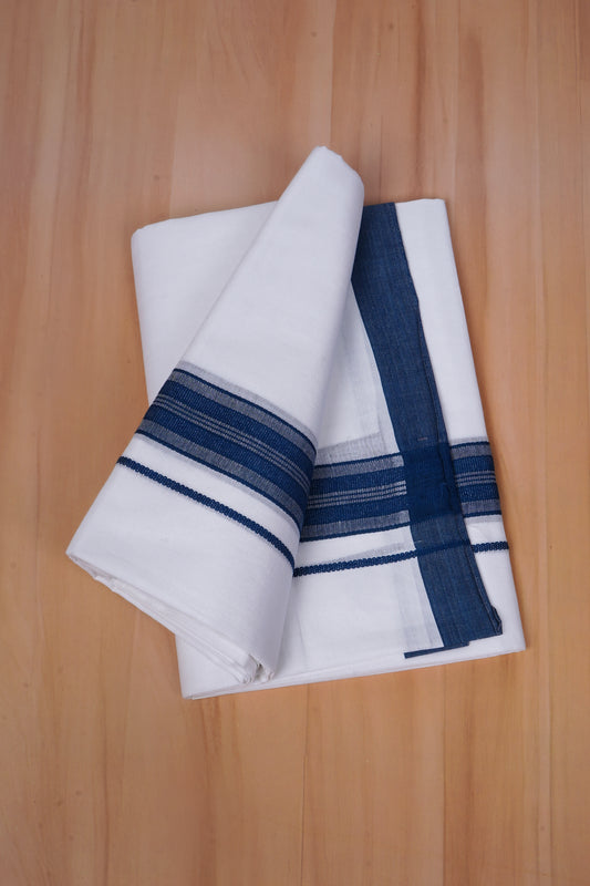 FCD-603 W/D DHOTI 3.80 MTR - Blue