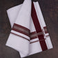 FD-166 W/D DHOTI 3.80 MTR-Brown