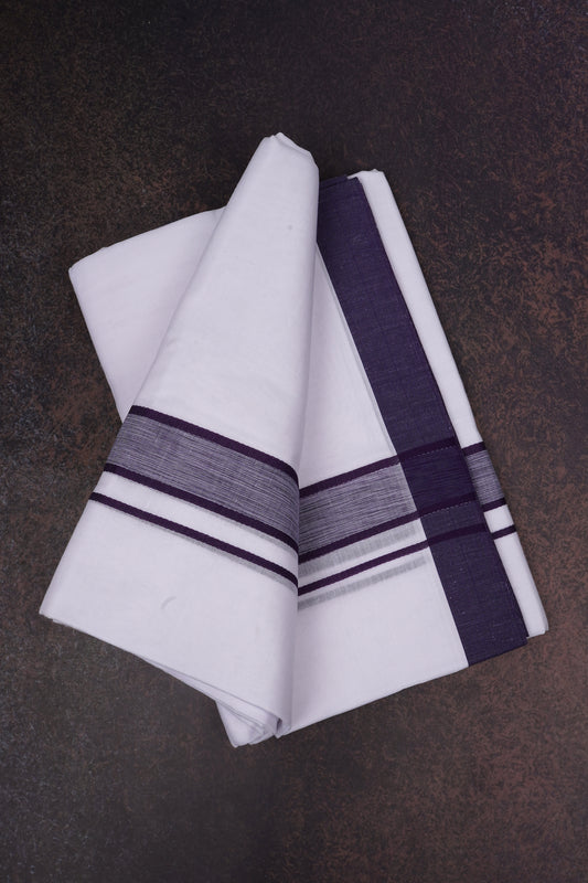 FD-108 W/D DHOTI 3.70 MTR-Light Gray