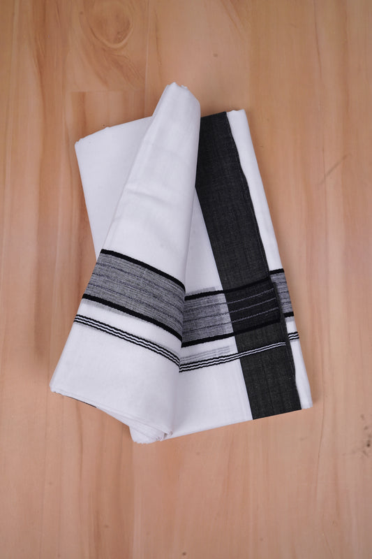 FCD-428 W/D DHOTI 3.80 MTR- Black