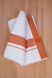 FCD-527 W/D DHOTI 3.80 MTR-Light Orange