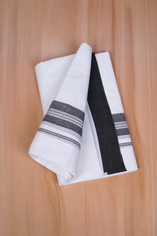 FCD-613 W/D DHOTI 3.80 MTR - Black
