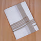 FCD-607 W/D DHOTI 3.80 MTR - Light Brown