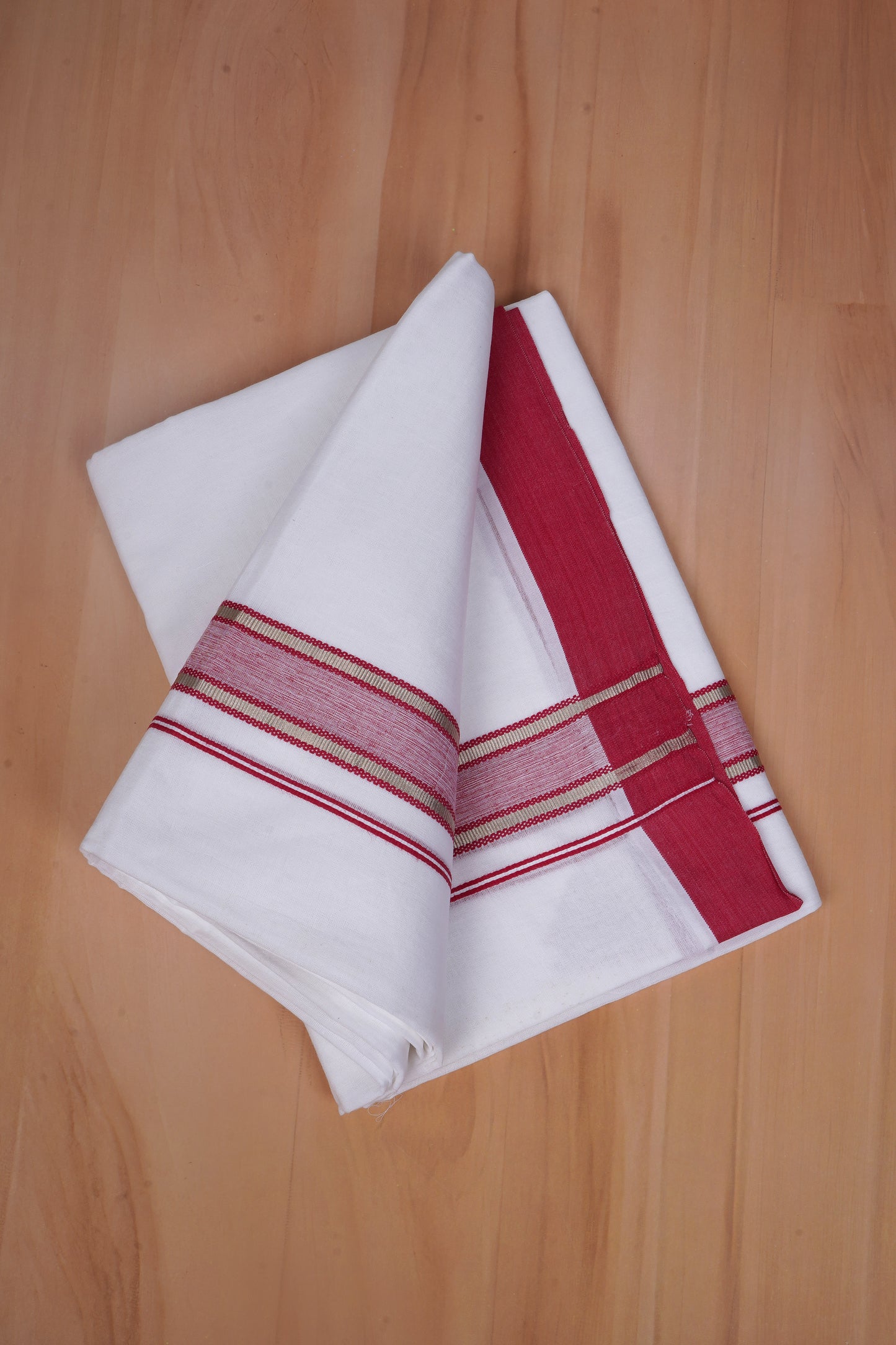 FCD-517 W/D DHOTI 3.80 MTR - Dark Pink