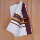 FCD-519 W/D DHOTI 3.80 MTR-Dark Maroon