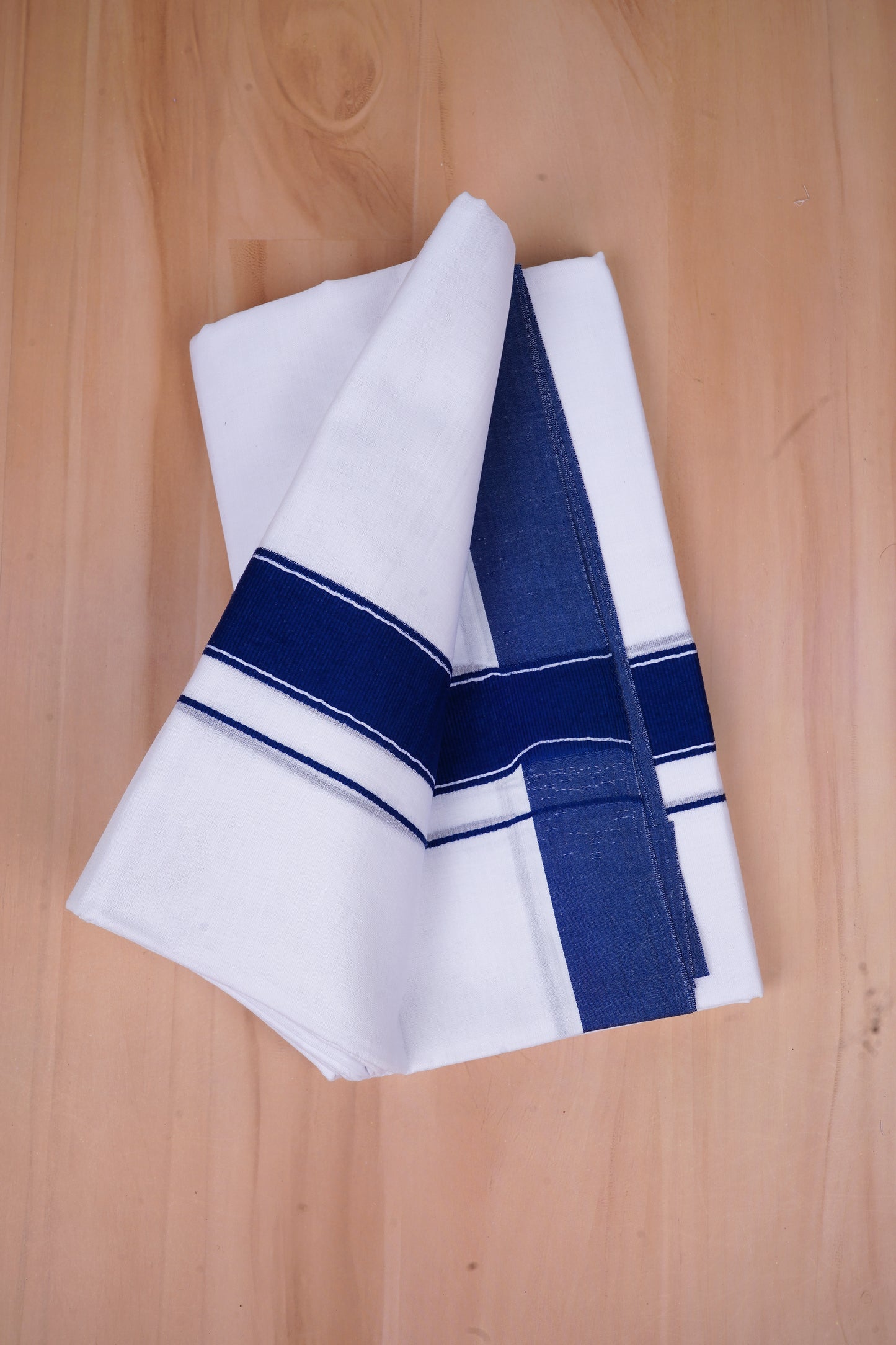 FCD-487 W/D DHOTI 3.80 MTR-Dark Blue