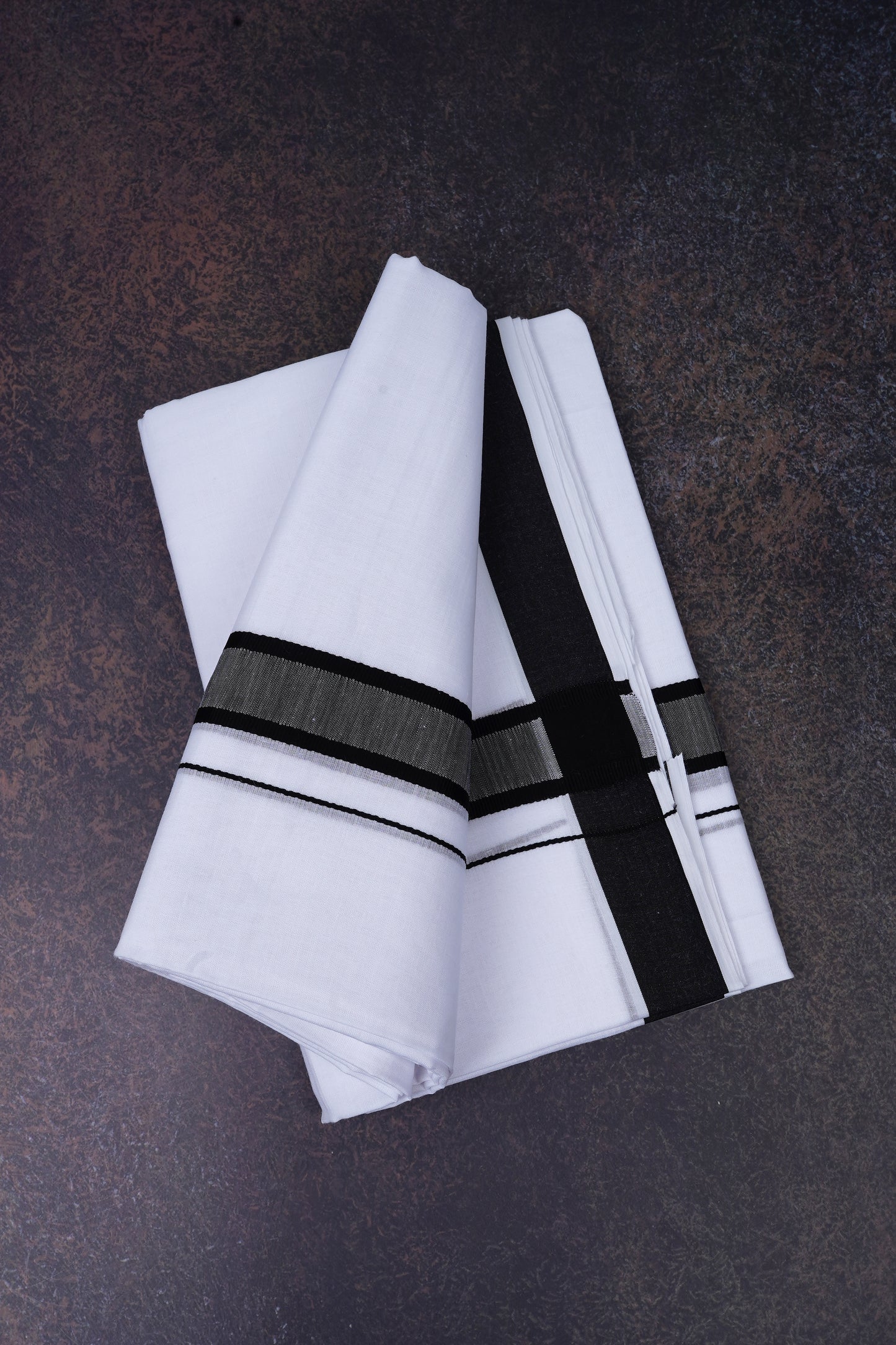 FD-91 W/D DHOTI 3.80 MTR-Black