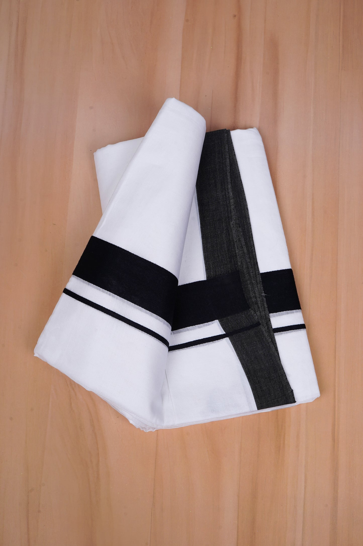 FCD-76 W/D DHOTI 3.80 MTR-Black