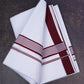 FD-158 W/D DHOTI 3.80 MTR-Maroon