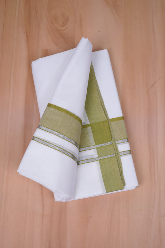 FCD-525 W/D DHOTI 3.80 MTR-Green