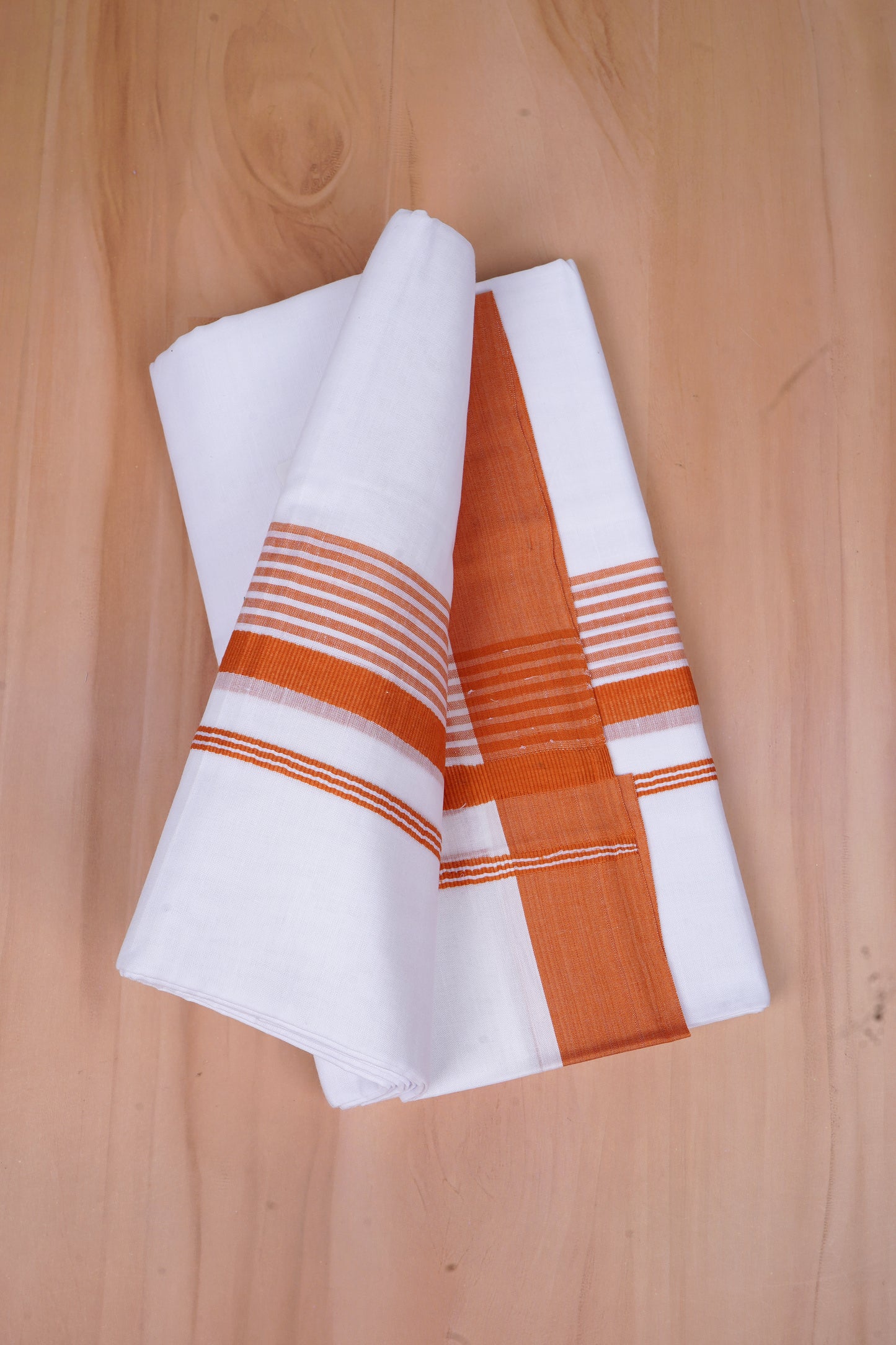 FCD-424 W/D DHOTI 3.80 MTR- Brown