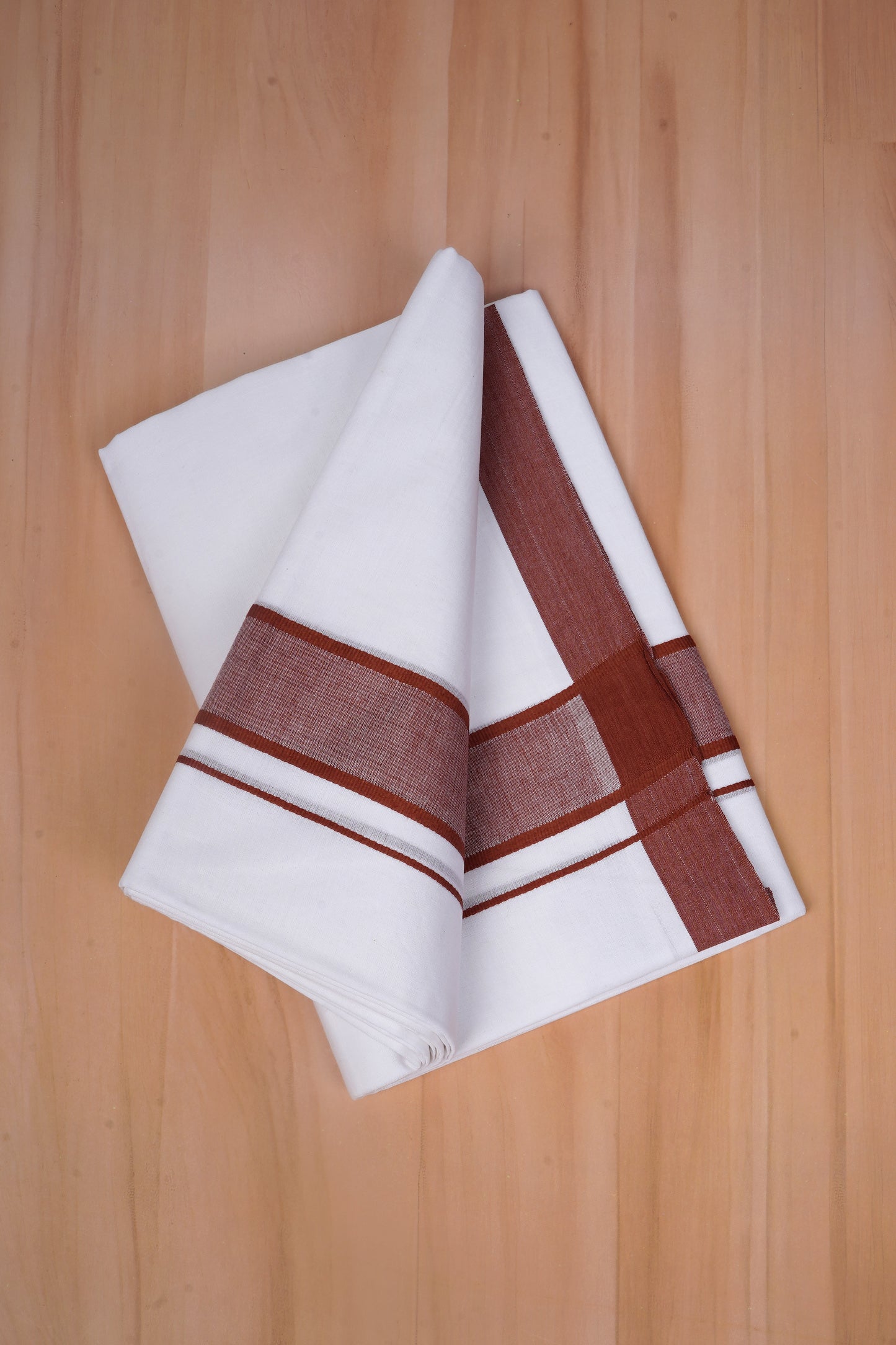 FCD-597 W/D DHOTI 3.80 MTR - Brown