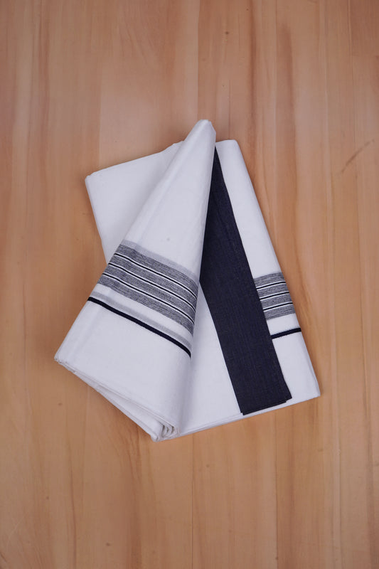 FCD-599 W/D DHOTI 3.80 MTR - Gray