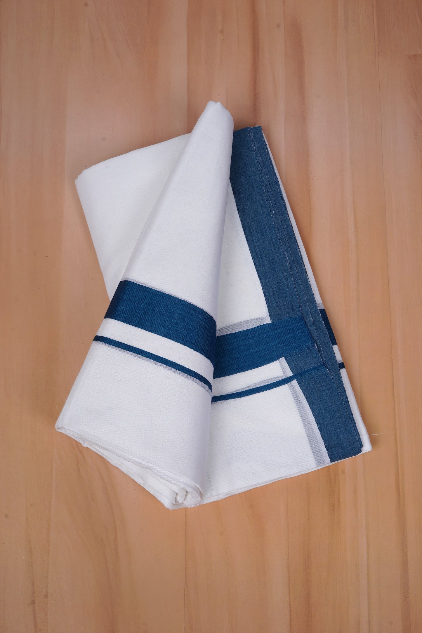 FCD-75 W/D DHOTI 3.80 MTR- Dark Blue