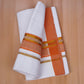 FCD-531 W/D DHOTI 3.80 MTR-Light Orange
