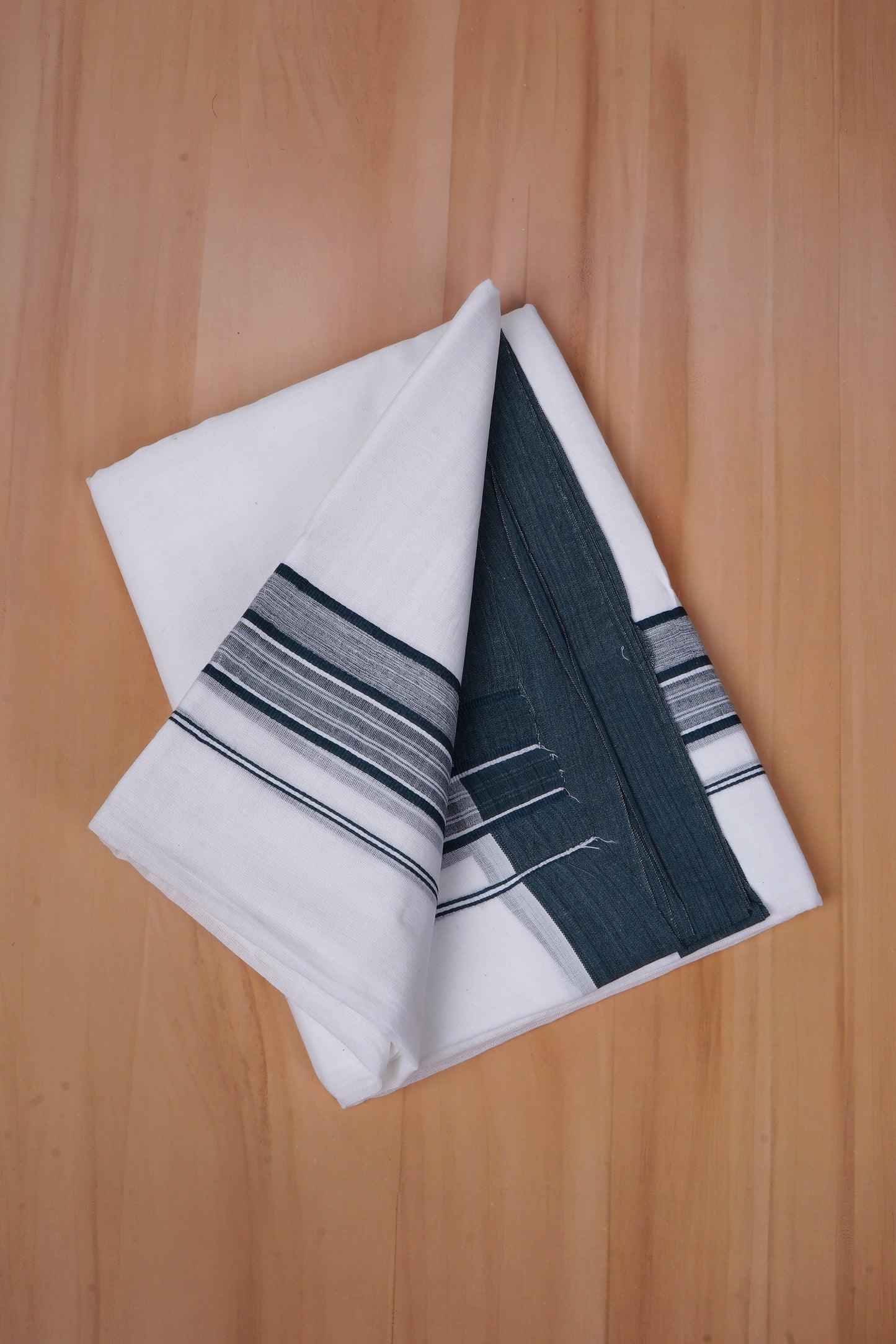 FCD-583 W/D DHOTI 3.80 MTR - Darl Blue