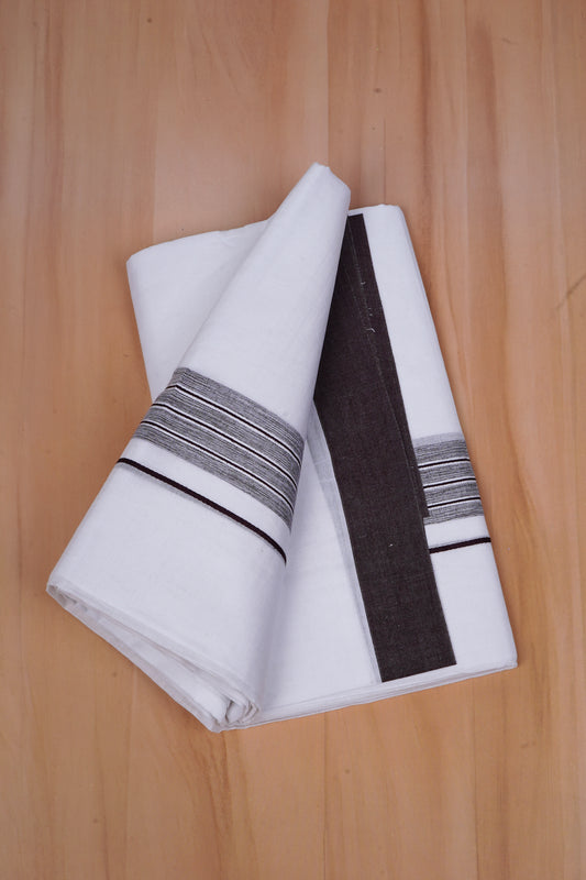 FCD-599 W/D DHOTI 3.80 MTR - Gray