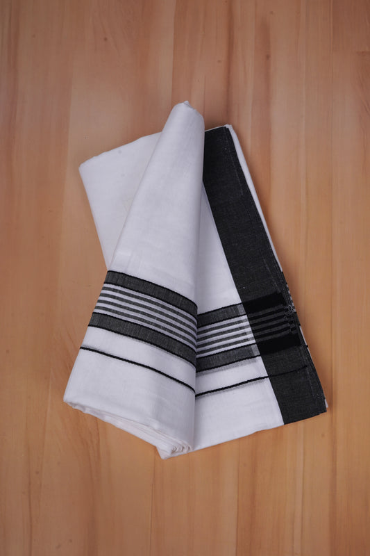 FCD-529 W/D DHOTI 3.80 MTR-Black