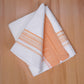 FCD-583 W/D DHOTI 3.80 MTR - Light Orange