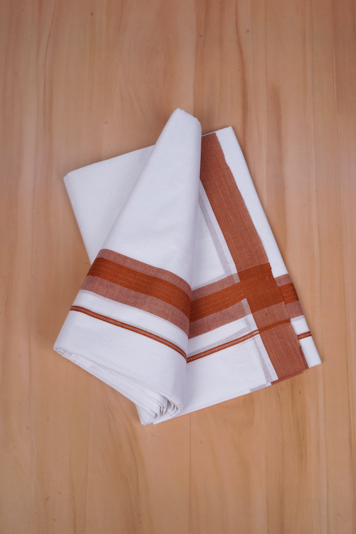 FCD-598 W/D DHOTI 3.80 MTR - Dark Brown