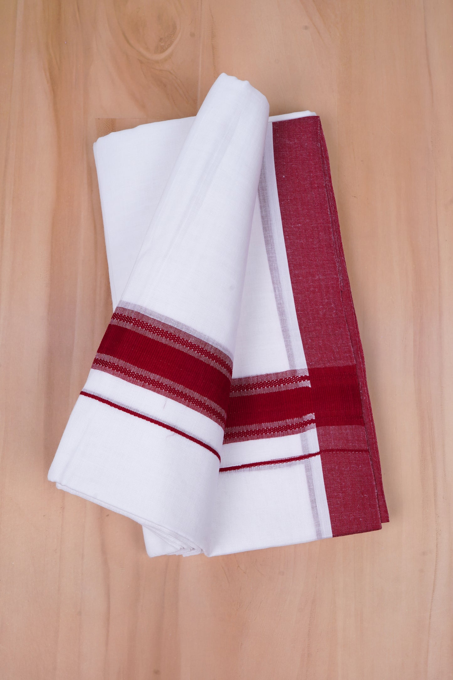 FCD-523 W/D DHOTI 3.80 MTR-Dark Red