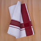 FCD-501 W/D DHOTI 3.80 MTR-Maroon