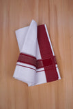 FCD-501 W/D DHOTI 3.80 MTR-Maroon